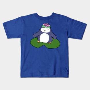 Lily Pad Penguin Kids T-Shirt